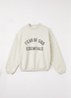 Sweater met logoprint - Lichtgrijs