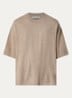 T-shirt met ronde hals - Beige