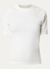T-shirt met ronde hals - Creme