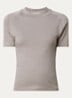 T-shirt met ronde hals - Taupe