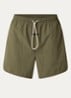 Zwemshort met steekzakken - Bronsgroen
