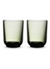 Pirch latte glas set van 2 - Groen