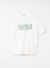 T-shirt met logoprint - Groen
