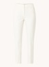Nato high waist slim fit cropped pantalon met steekzakken - Gebroken wit
