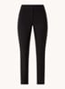 Nato high waist slim fit cropped pantalon met steekzakken - Zwart