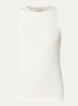 Odega tanktop met logoborduring - Wit