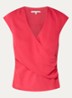 Olli top met V-hals - Rood
