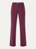 Peggi high waist wide fit pantalon met opgestikte zakken - Paars