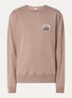 Gowtu sweater van  katoen met logo - Lichtbruin