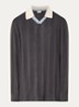 Grofgebreide pullover met logo - Antraciet