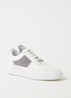 Low Top Ripple sneaker met leren details - Blauw