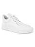 Low Top Ripple sneaker van lamsleer - Wit