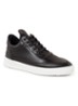 Low Top Ripple sneaker van lamsleer - Zwart