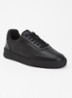 Mondo Seamless sneaker van leer - Zwart