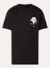 Aeronautique T-shirt met logo- en backprint - Zwart