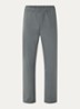 Badge straight fit broek met steekzakken - Grijs