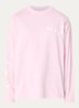 Longsleeve met logoprint - Roze