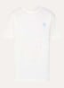 Rubber T-shirt met logo - Wit