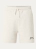 Signature straight fit korte joggingbroek met logo - Grijsmele