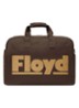 Weekendtas met logoprint - Bruin