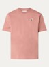 Bellis T-shirt met logoborduring - Zalmroze