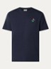 Rest T-shirt met logo - Donkerblauw