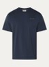T-shirt met borduring - Donkerblauw