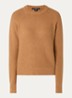 Lilly grofgebreide trui met stretch  - Camel