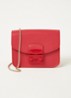 Metropolis Mini crossbodytas van leer - Rood