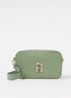 Primula S crossbodytas van leer - Groen