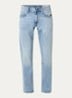 Mosa straight leg jeans met steekzakken - Lichtblauw