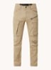 Rovic tapered fit cargobroek met klepzakken - Khaki