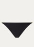 Bikinislip met glanzende finish - Zwart