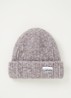 Muts in wolblend met logo - Multicolor