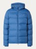 Active Cloud puffer jack met afneembare capuchon en ritszakken - Blauw