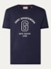 College G T-shirt met logoprint - Donkerblauw
