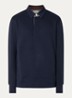 Fijngebreide trui met polokraag - Blauw