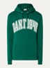 Hoodie met logoprint - Donkergroen