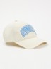 Pet met logoborduring - Creme