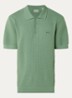 Regular fit polo met structuur - Groen