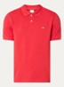 Regular fit polo van piqué katoen met logo - Rood