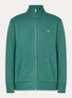 Sweatvest met logo - Donkergroen