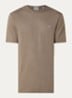 T-shirt met logo - Lichtbruin