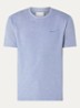 T-shirt met structuur - Royalblauw
