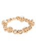 Amarante schakelarmband verguld - Goud