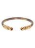 Sari bangle verguld - Lichtbruin