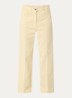 Aelina high waist loose fit jeans met gekleurde wassing - Lichtgeel
