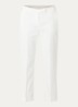 Auria high waist cropped slim fit pantalon met steekzakken - Gebroken wit