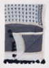 Dalma sjaal in zijdeblend 70 x 180 cm - Blauw