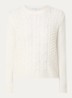 Esperanze grofgebreide pullover in alpaca wolblend - Gebroken wit